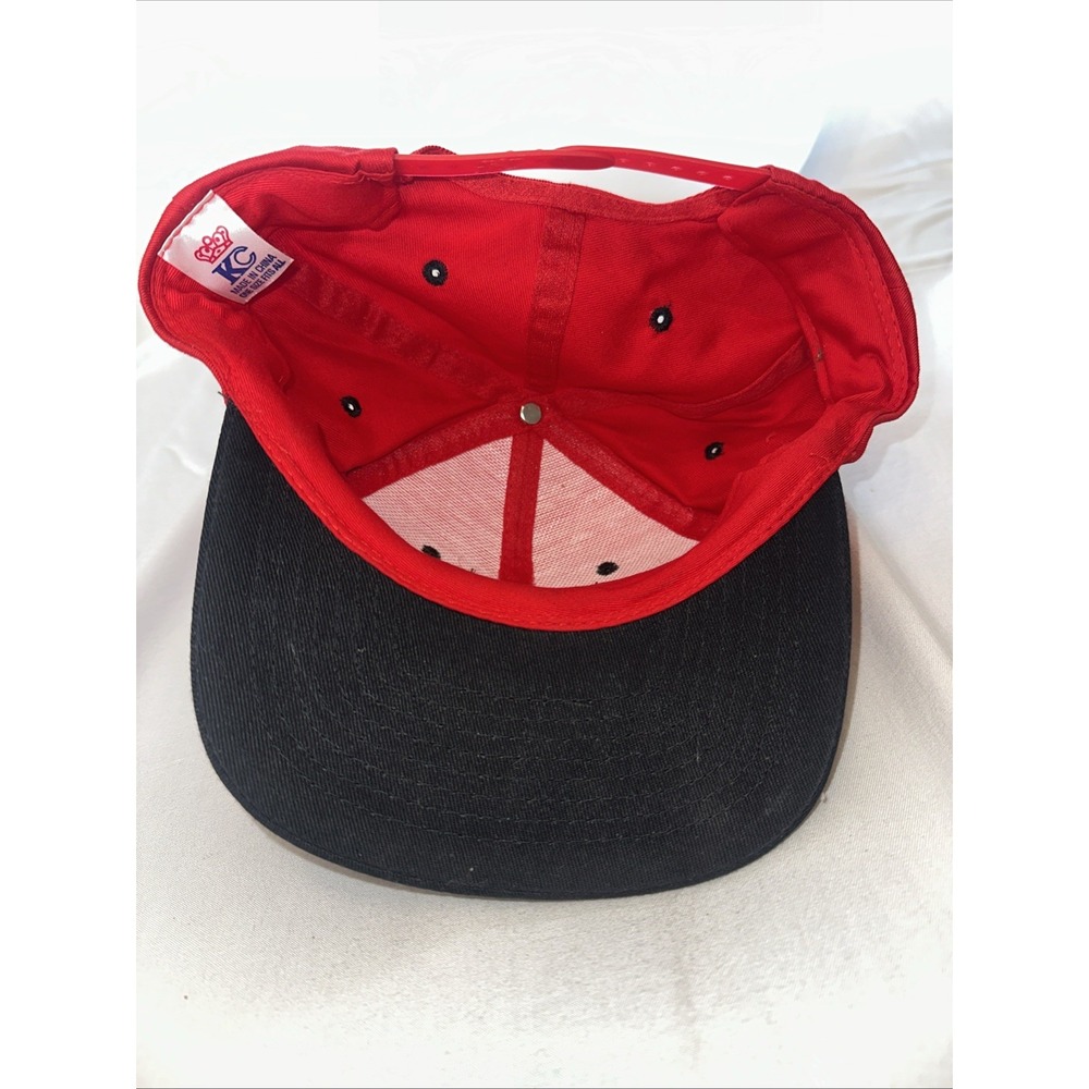 Vintage Firestone Farm Tires - Hat Cap - Red Black - Snapback - Picture 5 of 7